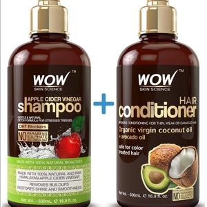 WOW Apple Cider Vinegar Shampoo + Conditioner Set